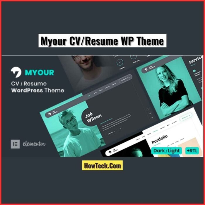 Myour CV Resume WordPress Theme