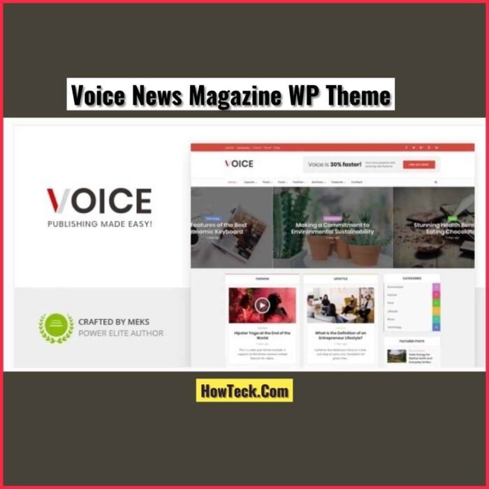 Voice News Magazine WordPress Theme