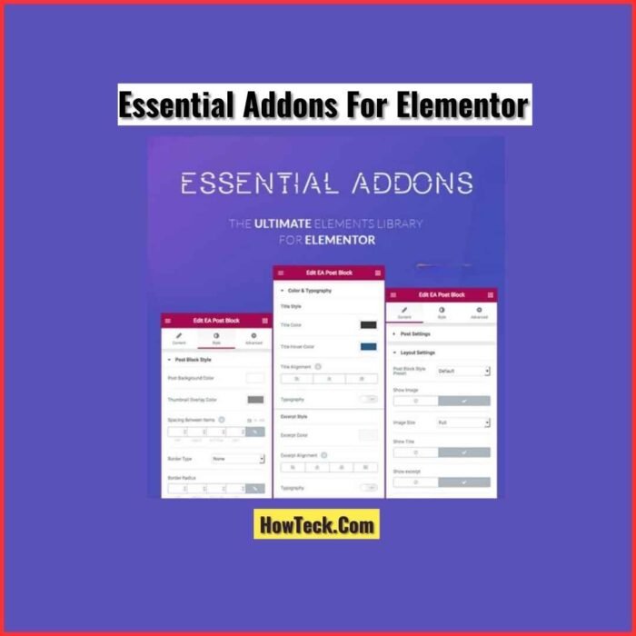 Essential Addons For Elementor WordPress Plugin