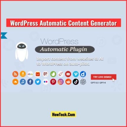 WordPress Automatic - Content Generator And Auto Poster WordPress Plugin