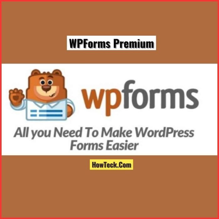 WPForms Premium With License Key