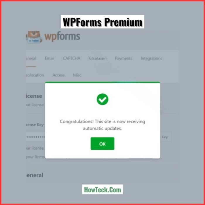 WPForms Premium With License Key