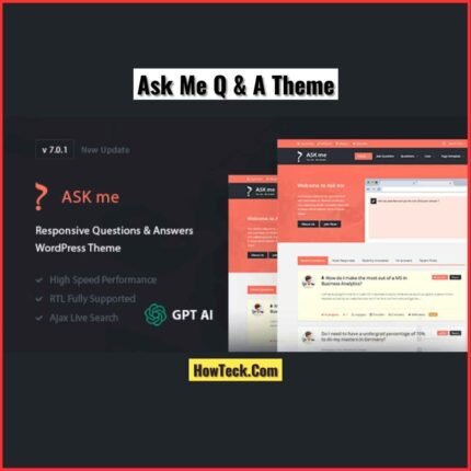 Ask Me Responsive Questions & Answers WordPress Theme