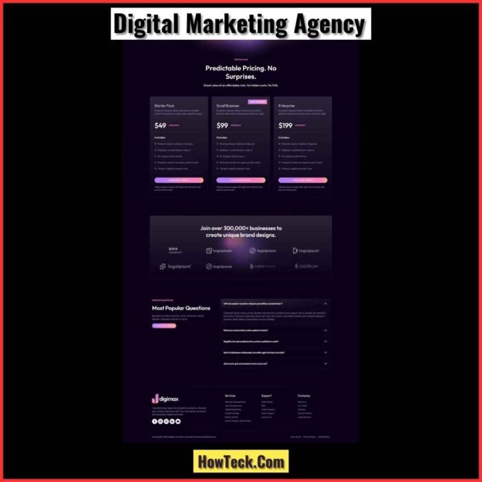 Digital Marketing Agency Ready To Use Template