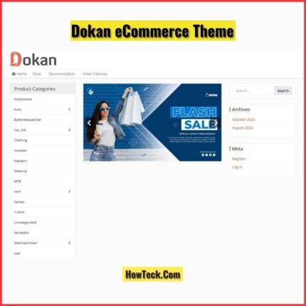 Dokan eCommerce WordPressTheme