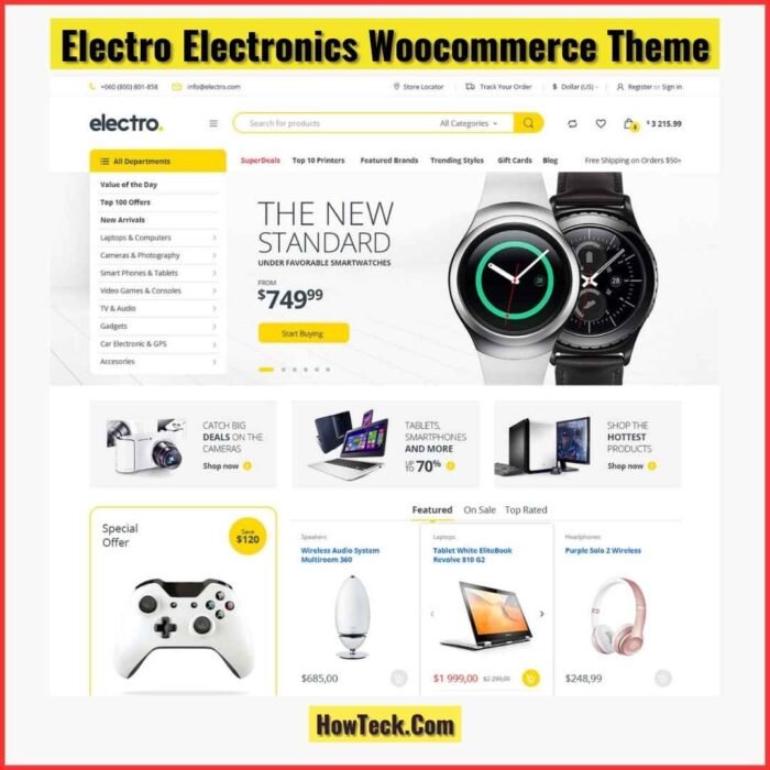 Electro Electronics store Woocommerce Theme