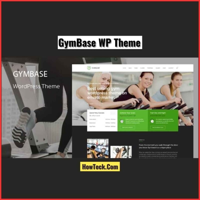 GymBase- Responsive Gym Fitness WordPress Theme