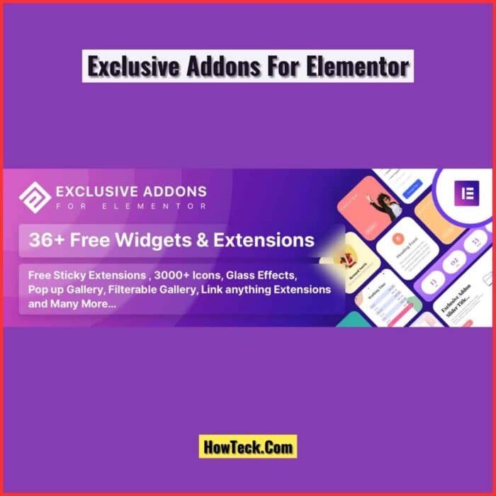 Exclusive Addons For Elementor With License Key