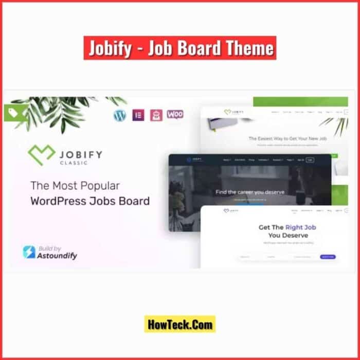 Jobify - Job Board WordPress Theme With License Key