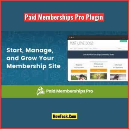 Paid Membership Pro WordPress Plugin With License key