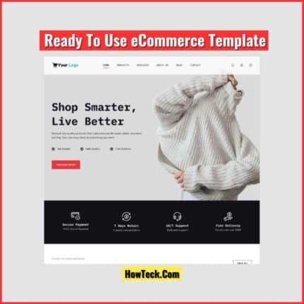 Ready To Use eCommerce Website Template