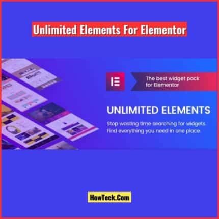 Unlimited Elements For Elementor With License Key